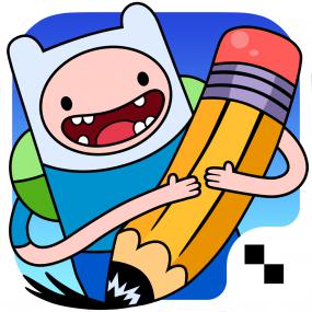 Adventure_Time_Game_Wizard_-_Draw_Your_Own_Adventure_Time_Games_iPhoneCake.com