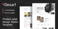 ThemeForest - Desart v1.0 - Creative Web Design Studio HTML Template - 27551195