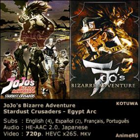 Stardust Crusaders 32 (720p) JoJo's Bizarre Adventure (HEVC x265) 032 Jojos Egypt Arc 08 [KoTuWa]