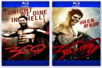 300 Duology (2006 &<span style=color:#777> 2009</span>) 720p Br-Rip [Tam + Hid + Tel + Eng] [X264 - 1GB - E-Sub]
