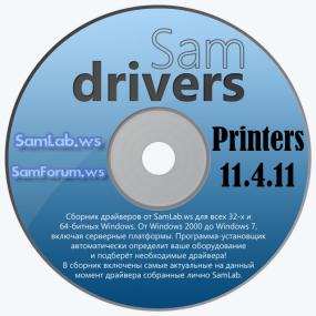 SamDrivers 11.4.11 Printers for Snappy Driver Installer