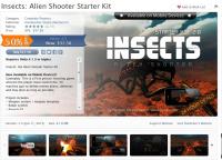 Unity Asset - Insects Alien Shooter Starter Kit v2.0[AKD]