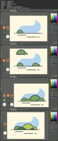 [ CourseWikia.com ] Skillshare - Creating Simple Flat Vector Landscape Illustration in Adobe Illustrator