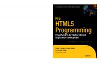 Apress HTML 5