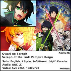 <span style=color:#fc9c6d>[AnimeRG]</span> Seraph of the End 04 (720p) Vampire Reign S01E04 - Owari no Seraph 4 [KoTuWa]
