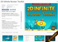 Unity Asset - 2D Infinite Runner Toolkit v2.3[AKD]