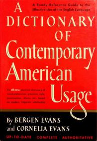 Dictionary of contemporary american usage
