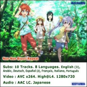<span style=color:#fc9c6d>[AnimeRG]</span> Non Non Biyori Repeat - 01 (720p) multi-Subs 1 [KoTuWa]