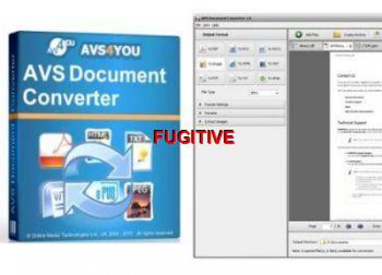 AVS Document Converter v 1.0.2.154 + crack [FUGITIVE][H33T]