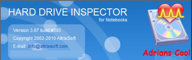 AltrixSoft Hard Drive Inspector for Notebooks v3.87.393 Multilingual By Adrian Dennis