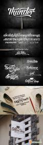 Creativemarket Thunder Script 261643