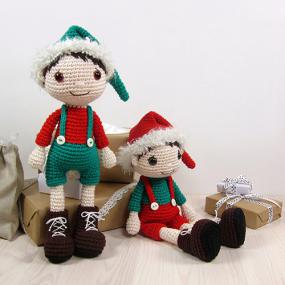 Christmas Elf (boy) - Kristi Tullus [Crochet Pattern]