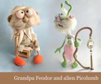 Grandpa Feodor and Alien Picolumb - Little Owls Hut [Crochet Pattern]