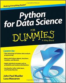 PythonÂ® for Data Science For Dummies by Luca Massaron & John Paul Mueller