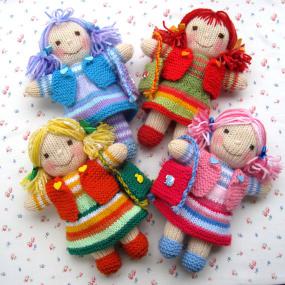 Rainbow Rascals - Dollytime [Knitting Patterns]