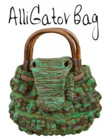 AlliGator Bag - Morehouse  Farm[Knitting Pattern]