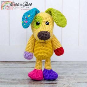 Scrappy the Happy Puppy - One and Two Co [Crochet Pattern]