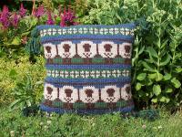Sheep in the Meadow Pillow Cover - Carol Quinn [Knitting Pattern]
