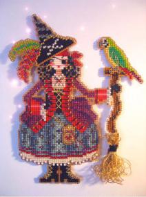 Polly the Pirate Witch - Brookes Books [Cross Stitch Chart]
