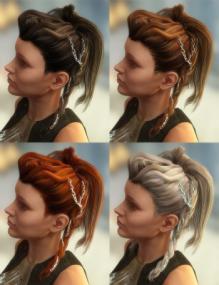 DAZ3D - Poser - Colors for Viking Female Hair [DAZ 19452]