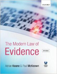 The Modern Law of Evidence-Oxford University Press <span style=color:#777>(2012)</span> by Adrian Keane, Paul McKeown