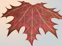 Maple Leaf Shawl - Elfmoda [Knitting Pattern]