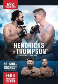 UFC Fight Night<span style=color:#777> 2016</span>-02-06 Hendricks vs Thompson 720p HDTV 30fps x264-Reborn4HD 