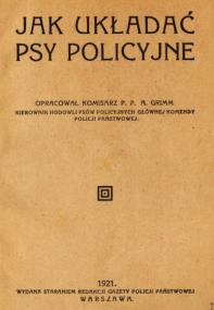 Grimm Alojzy - Jak ukÅ‚adaÄ‡ psy policyjne djvu