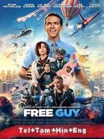 Free Guy <span style=color:#777>(2021)</span> 1080p BluRay - (DD 5.1 - 192Kbps) [Tel + Tam + Hin + Eng]