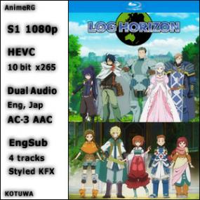 Log Horizon - S1 (1080p) BluRay (Dual Audio) HEVC 10bit x265 [KoTuWa]