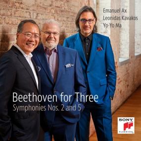 Yo-Yo Ma, Leonidas Kavakos & Emanuel Ax - Beethoven for Three꞉ Symphonies Nos  2 and 5 <span style=color:#777>(2022)</span> [24 Bit Hi-Res] FLAC [PMEDIA] ⭐️
