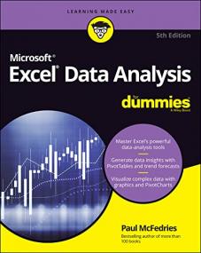 Excel Data Analysis For Dummies, 5th Edition (True PDF)