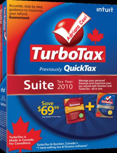 Intuit TurboTax Canada<span style=color:#777> 2010</span> By Adrian Dennis