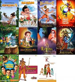 11 Animated Tamil Dubbed 720p HDRips 850Mbs (Each)
