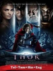 Thor <span style=color:#777>(2011)</span> 720p BluRay - x264 - (DD 5.1 - 192kbps) [Tel + Tam + Hin + Eng]