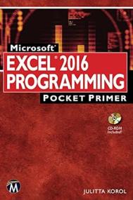 Excel<span style=color:#777> 2016</span> Programming Pocket Primer (true PDF, EPUB)