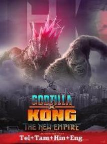 Www 5MovieRulz black - Godzilla x Kong The New Empire <span style=color:#777>(2024)</span> v2 720p HQ HDRip - HEVC - Org Auds [Tel + Tam + Hin + Eng]