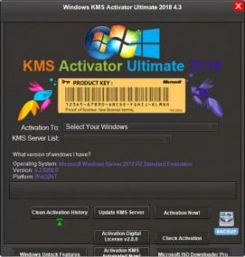 Windows KMS Activator Ultimate<span style=color:#777> 2018</span> 4.3 [CracksNow]