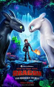 How to Train Your Dragon The Hidden World <span style=color:#777>(2019)</span> English 720p HQ DVDScr x264 800MB
