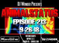 DJ Wonder PresentsAnimalStatus Ep 213 Live @SHADE45 9-26-18