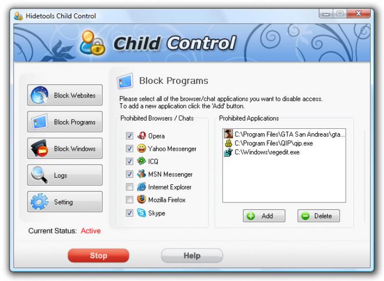 Hidetools Child Control v5.34 Software + Crack + Keygen
