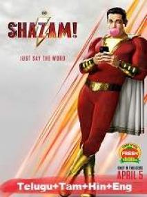 Shazam <span style=color:#777>(2019)</span> 720p HC HDRip x264 HQ Line [Telugu + Tamil + + Eng] 1.1GB