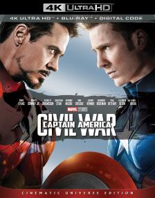 Captain America Civil War <span style=color:#777>(2016)</span> 2160p HDR 10bit BluRay x265 HEVC [Org BD 5 1 Hindi + DD 5.1 English] ESubs ~