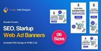 DesignOptimal - CodeCanyon - C05 - SEO, Startup Agency Banners GWD & PSD - 23750199