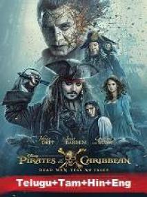 Pirates of the Caribbean Dead Men Tell No Tales <span style=color:#777>(2019)</span> 1080p BluRay - 1080p - Org Auds (DD 5.1 - 640Kbps) [Telugu + Tamil + + Eng] 4.1GB