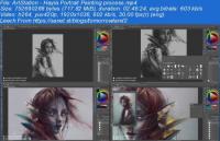 Hayla - Portrait digital painting Photoshop