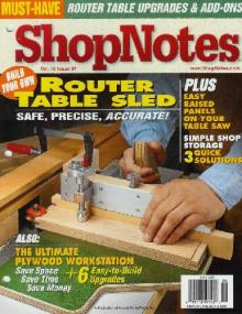 Woodworking Shopnotes 087 - Router Table Sled