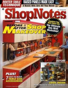 Woodworking Shopnotes 092 - Shop Makeover, One wall Workshop!
