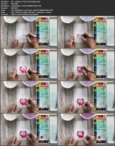Skillshare - Watercolor Candy Apples for Halloween