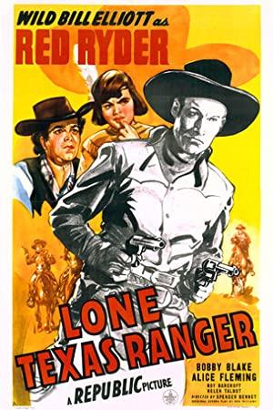 Lone Texas Ranger  (Western 1945) Bill Elliott 720p B&W